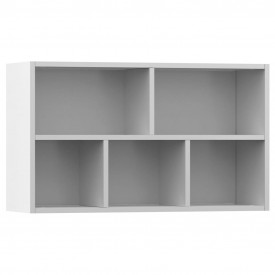 Bibliotecă/Servantă, alb, 45 x 25 x 80 cm, PAL - Img 8