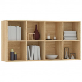 Bibliotecă/Servantă, stejar Sonoma, 66 x 30 x 130 cm, PAL - Img 7