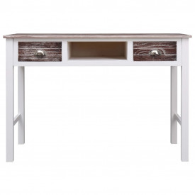 Birou de scris, maro, 110 x 45 x 76 cm, lemn - Img 3