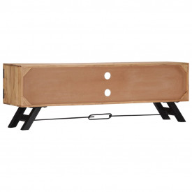 Comodă TV, 140 x 30 x 45 cm, lemn masiv de acacia - Img 3