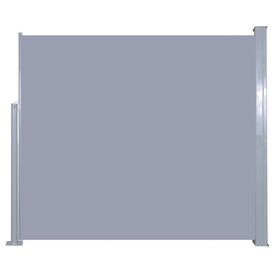 Copertină laterală retractabilă, gri, 120 x 300 cm - Img 2