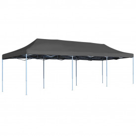 Cort de petrecere pliabil, antracit, 3 x 9 m