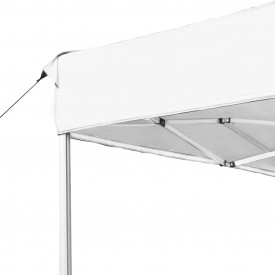 Cort de petrecere pliabil profesional, alb, 4,5x3 m, aluminiu - Img 5