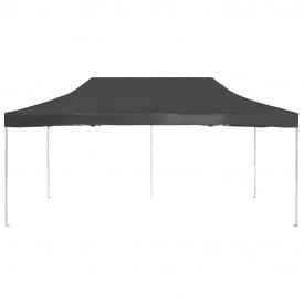 Cort de petrecere pliabil profesional, antracit, 6x3m, aluminiu - Img 3