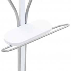 Cuier pentru costum, 45 x 35 x 107 cm, alb - Img 6