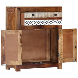 Dulap lateral, 60 x 30 x 75 cm, lemn masiv de sheesham - Img 2
