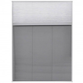 Ecran insecte pentru ferestre, cu umbrar, aluminiu, 60x80 cm - Img 3