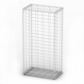 Gabion cu capace din sârmă galvanizată 100 x 50 x 30 cm - Img 2