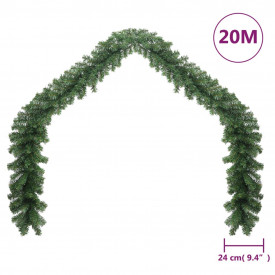 Ghirlandă de Crăciun, PVC, 20 m - Img 4