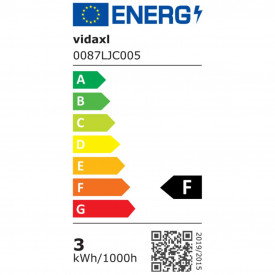 Lămpi de perete LED de exterior, 2 buc., negru, 3 W, pătrat - Img 6