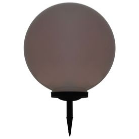 Lămpi solare de exterior, 2 buc., 50 cm, RGB, sferic, LED