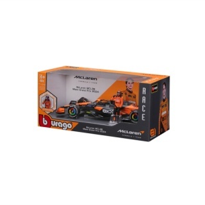 Macheta Bburago 1:24 Formula-Cu Figura-Mclaren Mcl38 #81 Oscar Piastri Bb28040/81 - Img 3