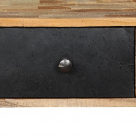 Masă consolă Lemn masiv de tec reciclat 120x30x76 cm - Img 8