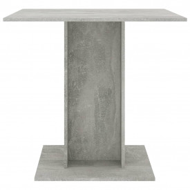 Masă de bucătărie, gri beton, 80 x 80 x 75 cm, PAL - Img 3
