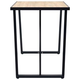 Masă de bucătărie, stejar, 120x60x75 cm, MDF