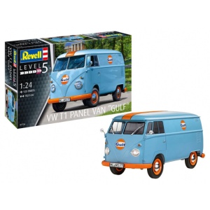Masinuta Revell, VW T1 Panel Van, Decor Gulf, scara 1/24