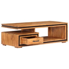 Măsuță de cafea, 100 x 45 x 33 cm, lemn masiv de acacia - Img 3