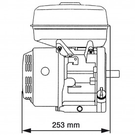 Motor pe benzină 4,8 kW Negru - Img 8