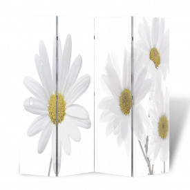 Paravan despărțitor cu imprimeu floral, 160 x 180