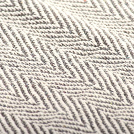 Pătură decorativă model spic, bumbac, 160 x 210 cm, gri - Img 6