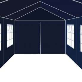 Pavilion de grădină 3 x 12 m, albastru - Img 3