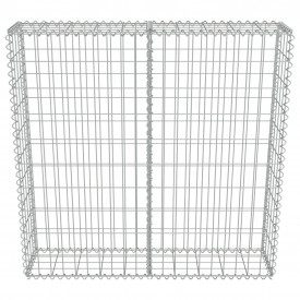 Perete gabion cu capace, oțel galvanizat, 100 x 20 x 100 cm - Img 4