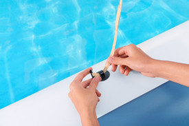 Piscina Gonflabila Family Bestway cu Parasolar 254 X 178 X 140 cm, 54449 - Img 3