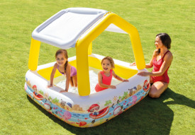 Piscina gonflabila Intex - Sun shade, 157 x 157 x 122 cm, IX57470 - Img 2