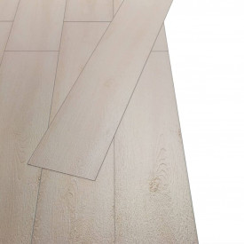 Plăci de pardoseală, PVC, 5,26 m², stejar clasic alb - Img 3