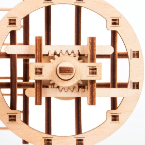 Puzzle 3D din lemn remorca cisterna pentru tirul Big Rig - Img 4
