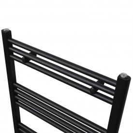 Radiator port-prosop încălzire centrală baie, drept, 600x1160mm, negru - Img 3