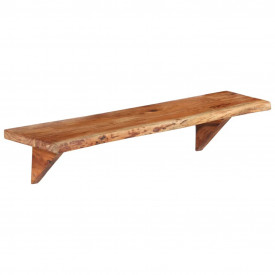 Rafturi de perete, 2 buc., 90x20x16 cm, lemn masiv de acacia - Img 7