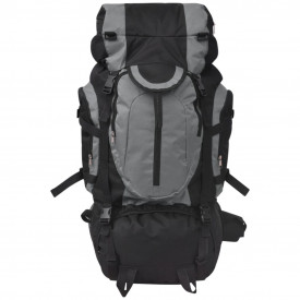 Rucsac pentru drumeții XXL, 75 L, Negru și gri - Img 2