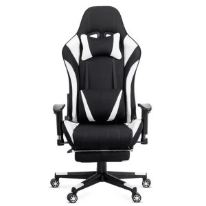 Scaun gaming OFF 296, spatar reglabil, stofa, robust, cadru polipropilena, mecanism de balans, perne reglabile, 100 kg - Img 2