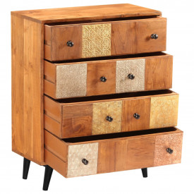Scrin, 60 x 30 x 75 cm, lemn masiv de acacia - Img 3