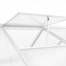 Seră, 302x190x195 cm, aluminiu, 11,19 m³ - Img 5