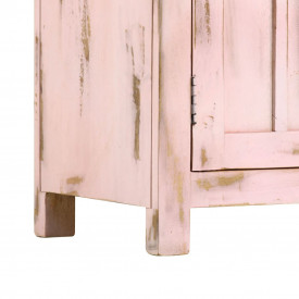 Servantă, roz deschis, 110 x 35 x 70 cm, lemn masiv de mango - Img 7