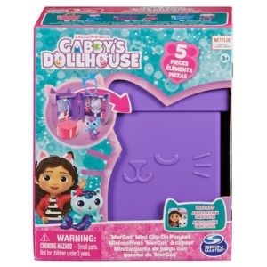 Set casuta/figurina MerCat, Spin Master, Gabby's Dollhouse, 3 ani+, Mov,