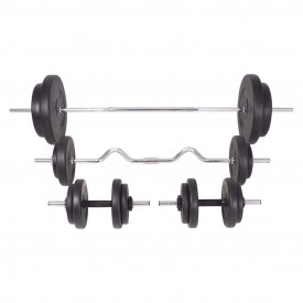 Set de haltere și gantere 90 kg - Img 3