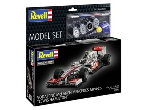 Set Macheta Revell Masina Mclaren Mercedes Mp4-25 Lewis Hamilton Scara 1:24 Rev67096 - Img 4