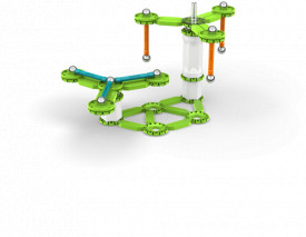 Set magnetic Geoamg Mechanics Motion 96 piese 756 - Img 3