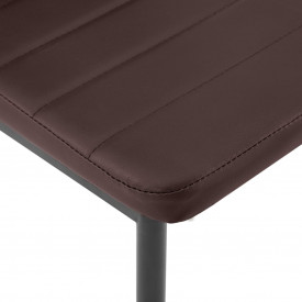 Set mobilier de bucătărie, 7 piese, maro - Img 11