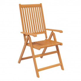 Set mobilier de exterior cu masă extensibilă, 7 piese, lemn - Img 7
