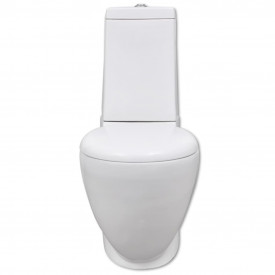 Set Toaletă și Bideu Ceramică Alb - Img 2