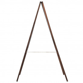 Tablă neagră cu două fețe, lemn cedru, verticală, 60 x 80 cm - Img 4