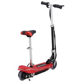 Trotinetă electrică cu șa și LED-uri, roșu, 120 W - Img 3