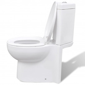 Vas WC din ceramică, Alb - Img 4