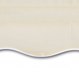 vidaXL Acoperiș de copertină din pânză, crem, 481 x 296 cm - Img 4