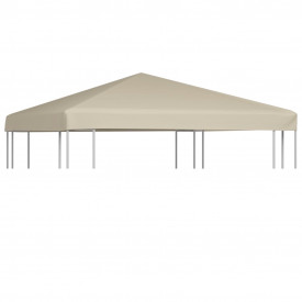 vidaXL Acoperiș pentru pavilion, 310 g/m² 3x3 m, maro
