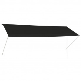 vidaXL Copertină retractabilă, antracit, 350 x 150 cm - Img 2